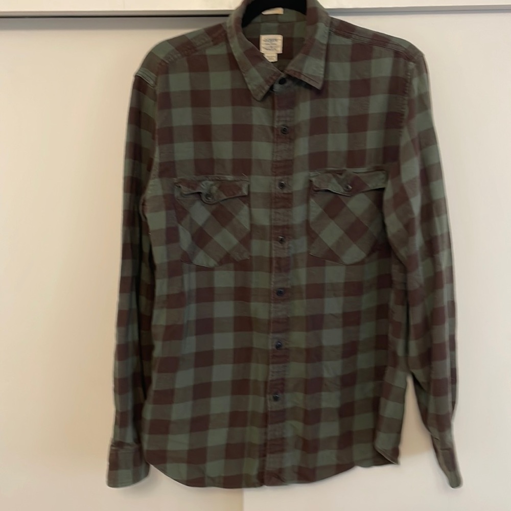 J. Crew Mens flannel shirt